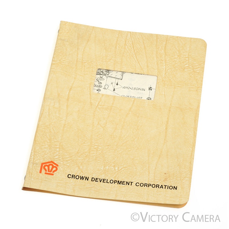 Crown Service Manual for Leica M2 -Original Hard Copy [EXC+]