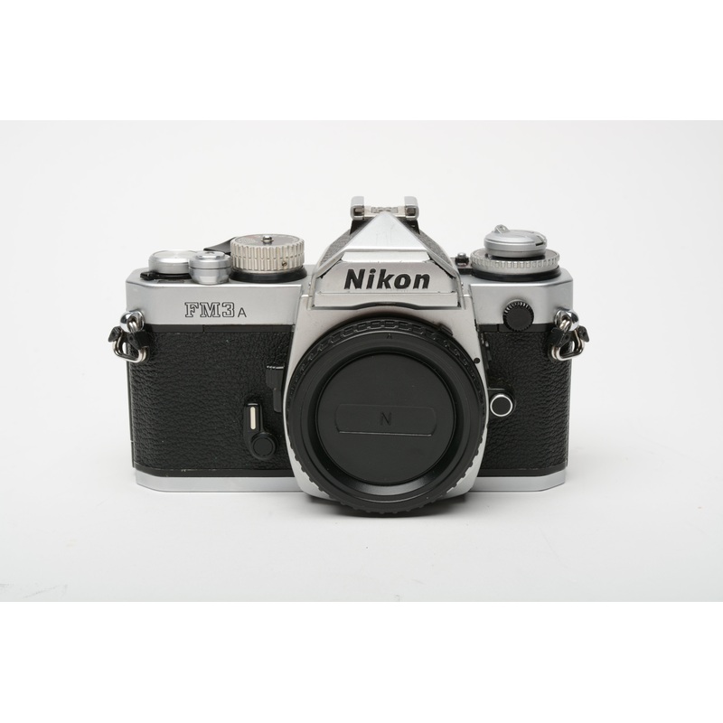Nikon FM3A Chrome 35mm SLR, Clean, tested, accurate w/New seals, Classic