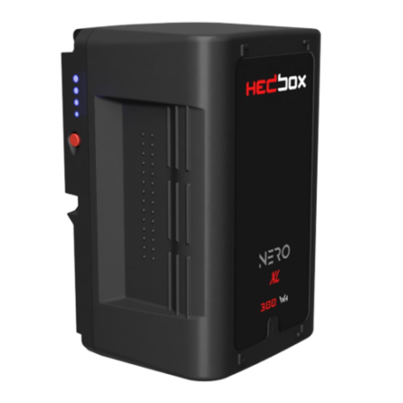 Batterie V-Mount 300Wh avec indicateur de charge, sortie D-Tap et USB Nero-XL