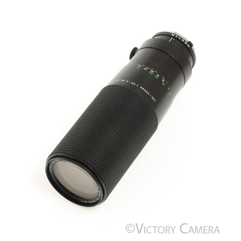 Cosina Super 100-500mm f5.6-8 Macro Telephoto Zoom Lens for Olympus OM [MINT-]