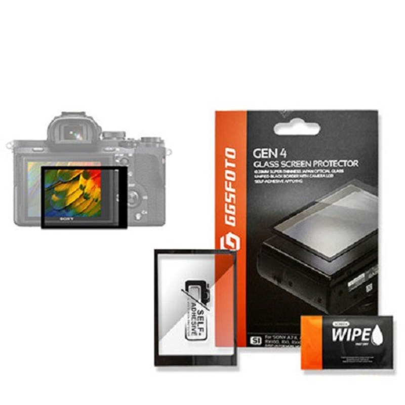 Glass Screen Protector GGS S2 For Sony A6400/A6000/A6300/A5000/A5100/A