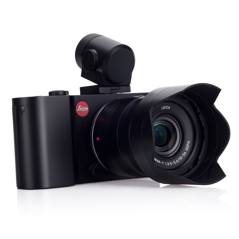 Leica T (Typ 701) Black, Vario-Elmar-T 18-56mm f/3.5-5.6 ASPH & Visoflex Bundle