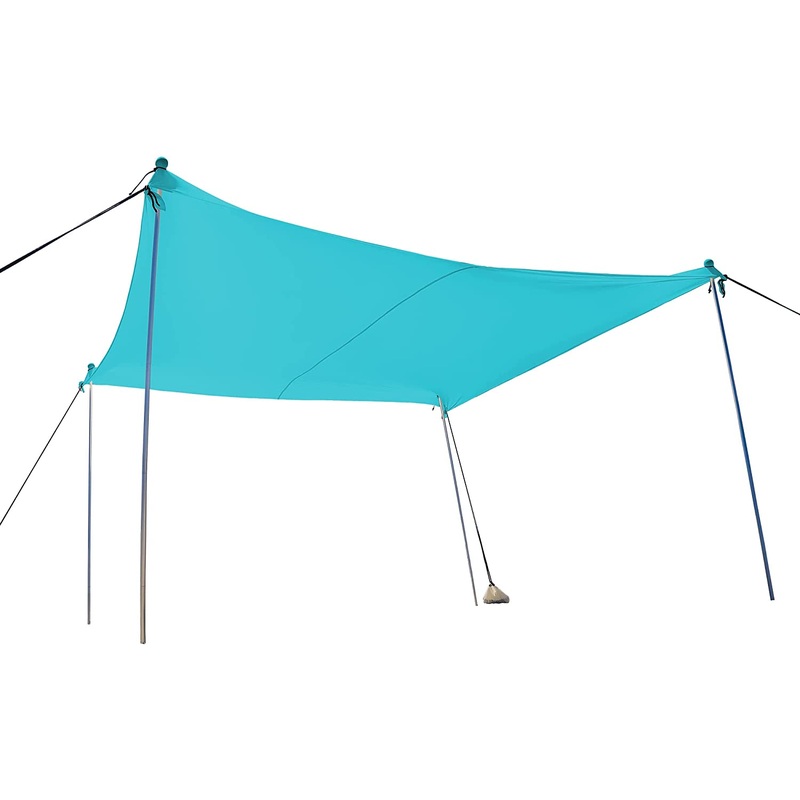 Ready Covers SunShade 10×10 w/4 Poles – Aqua