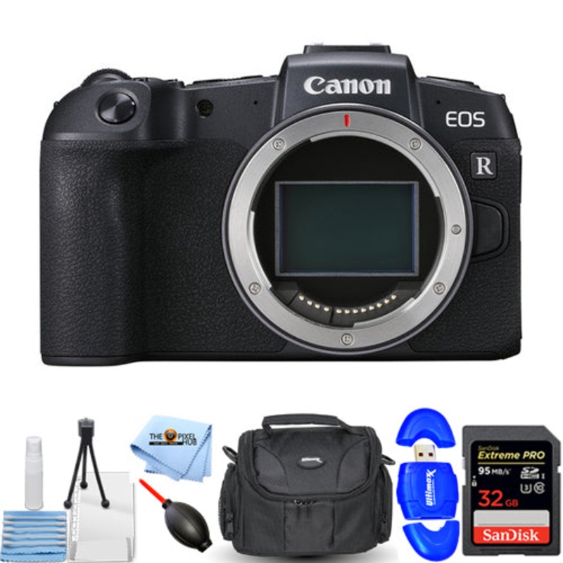Canon EOS RP Mirrorless Digital Camera (Body) 3380C002 – Essential 32GB Bundle