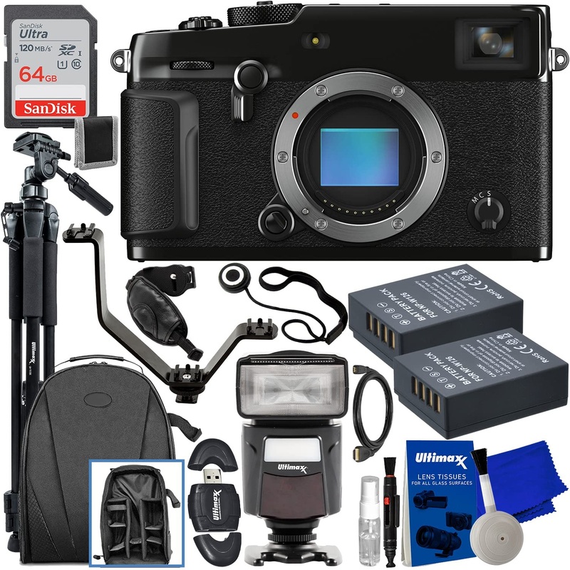 FUJIFILM X-Pro3 Mirrorless Camera (Body Only Black) – 14PC Accessory Bundle