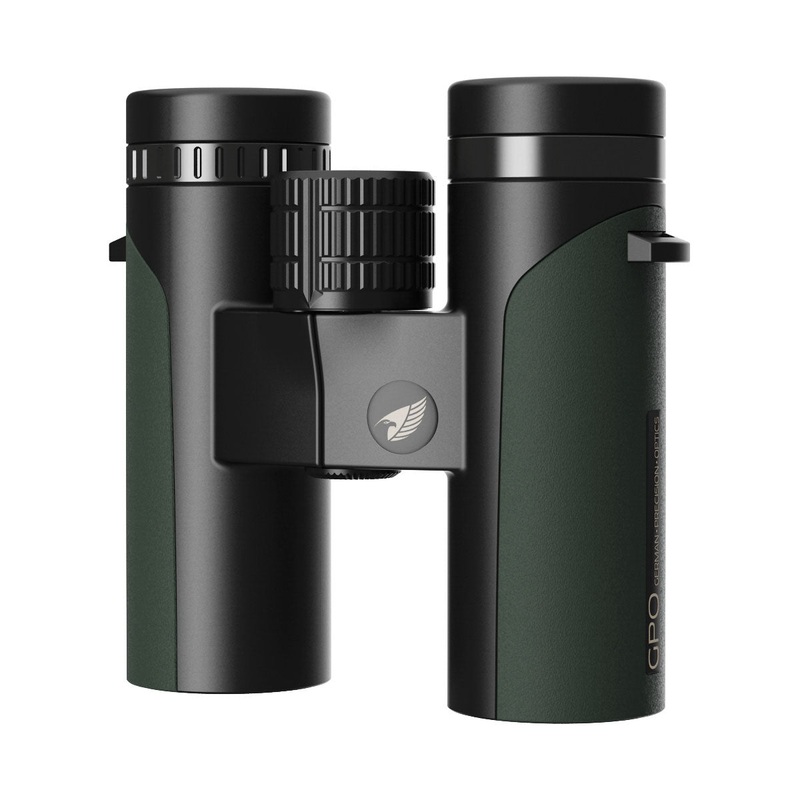 GPO Passion ED 10×32 Binoculars – Black/Green