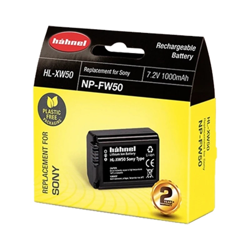 HAHNEL HL-XW50 LI-ION BATTERY FOR SONY (NP-FW50)