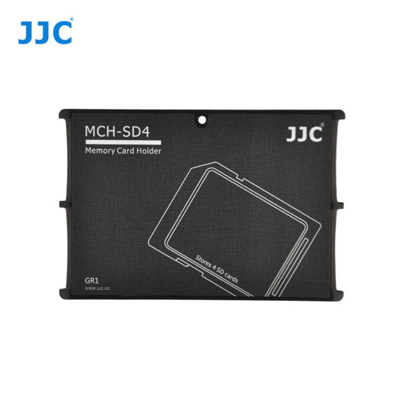 JJC Memory Card Holders fits 4 SD Cards (MCH-SD4GR)
