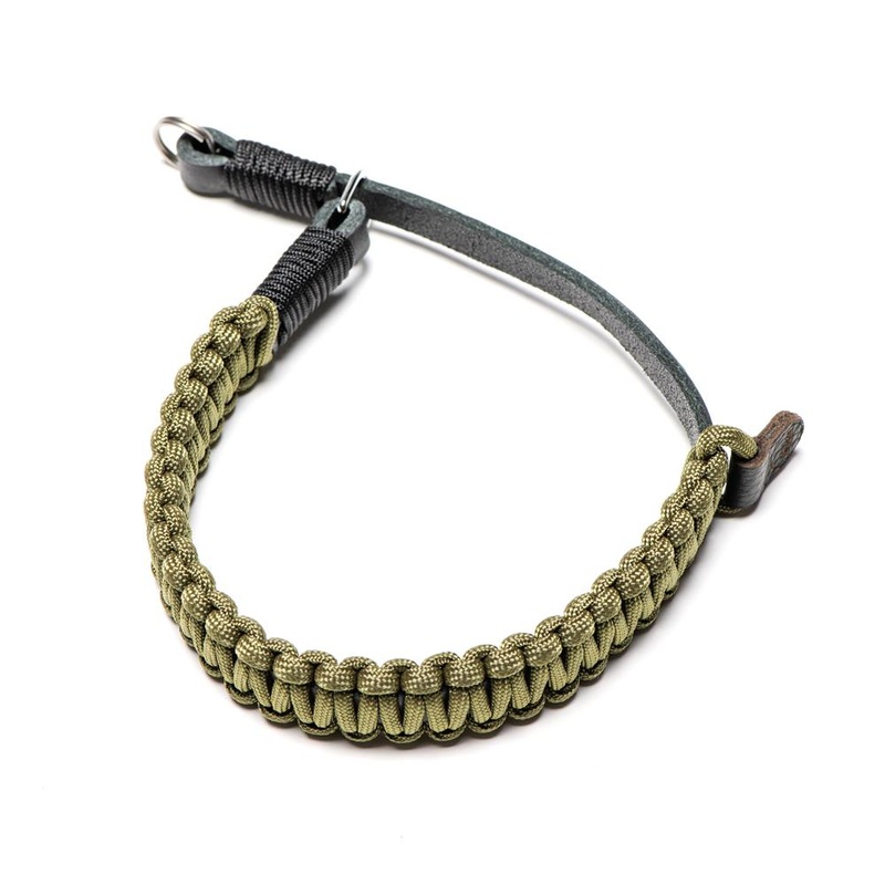 Leica Paracord Handstrap, Designed By COOPH (Key Ring Style) Black/Olive