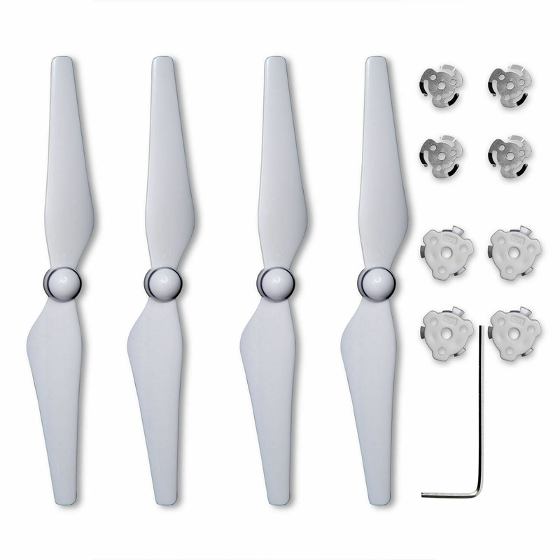 2 Pairs White 9450 9″ Self-Tightening Propeller for DJI Phantom 4