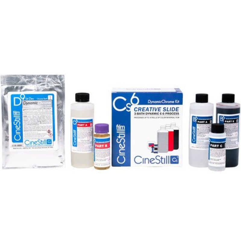 CineStill Film Cs6 “Creative Slide” D9 DynamicChrome 3-Bath E-6 Quart Kit