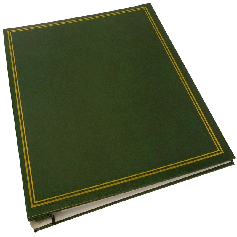 Dorr Classic Self Adhesive Refillable Green Photo Album – 40 Sides Overall Size 13.25×10.5inch