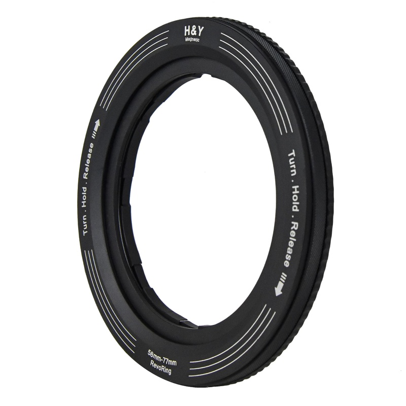 H&Y Swift Variable Magnetic Adapter Ring for Revoring 58-77mm (RM77)