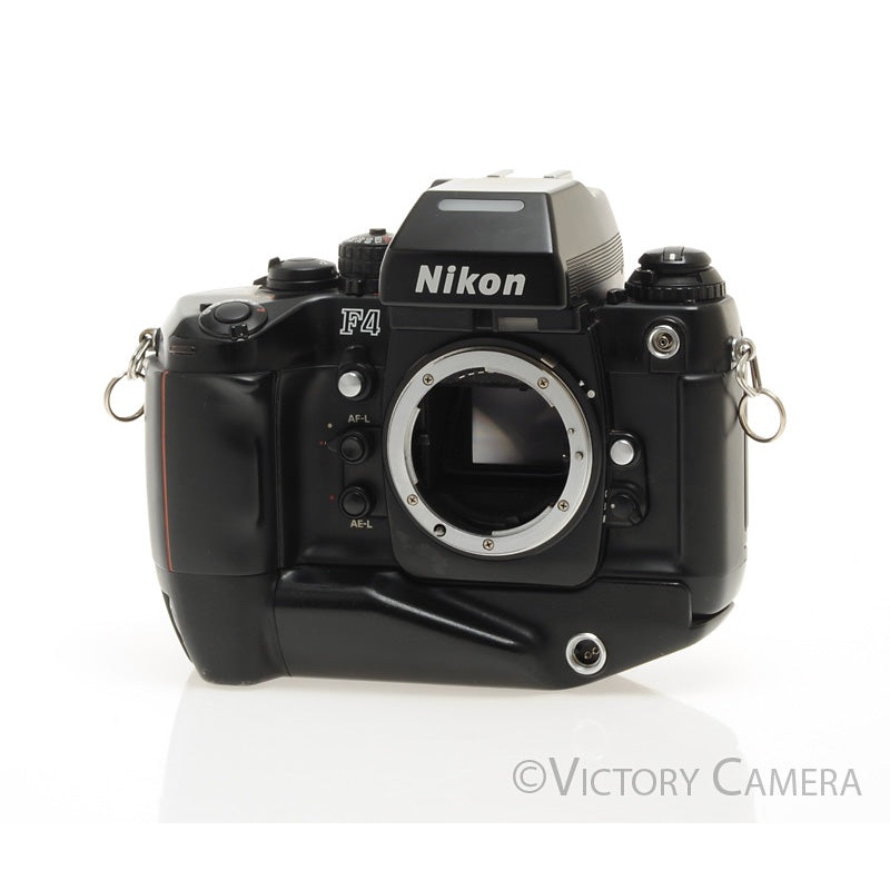 Nikon F4 35mm Pro Film Camera Body w/ MB-21 Battery Grip [EXC-]