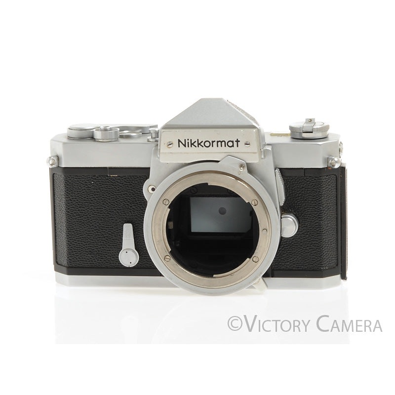 Nikon Nikkormat FTN Chrome 35mm SLR Camera Body -No Meter- [BGN]