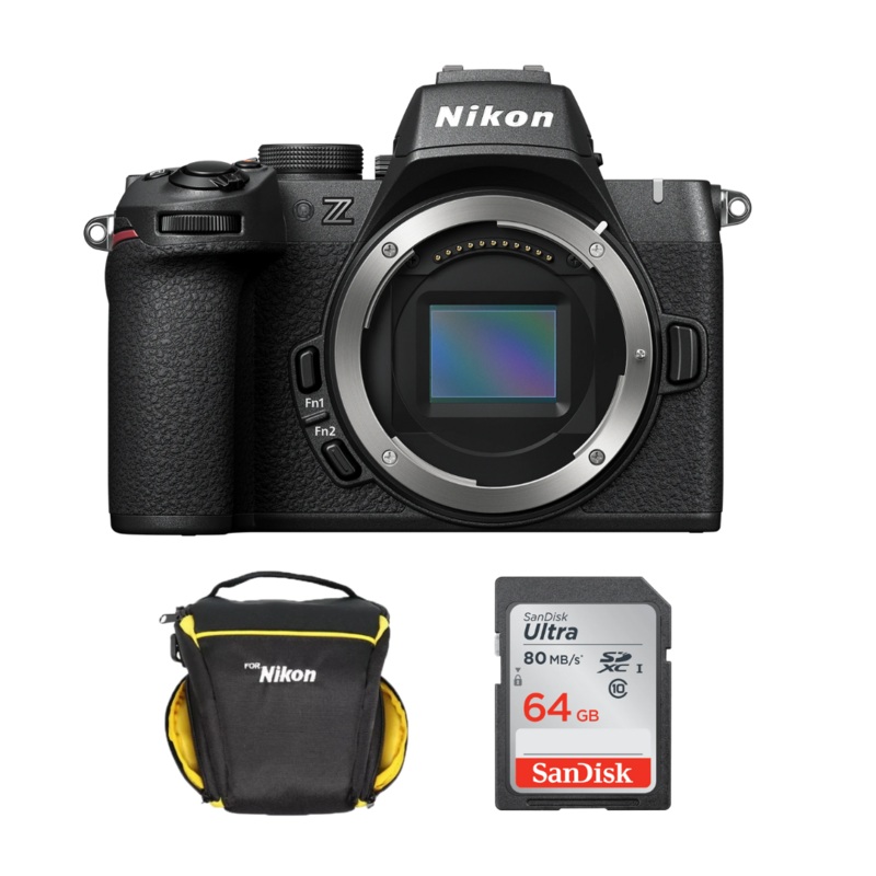 Nikon Z50 II Cmara Mirrorless (Solo Cuerpo) | Memoria 64GB 100Mb/s | Estuche incluido