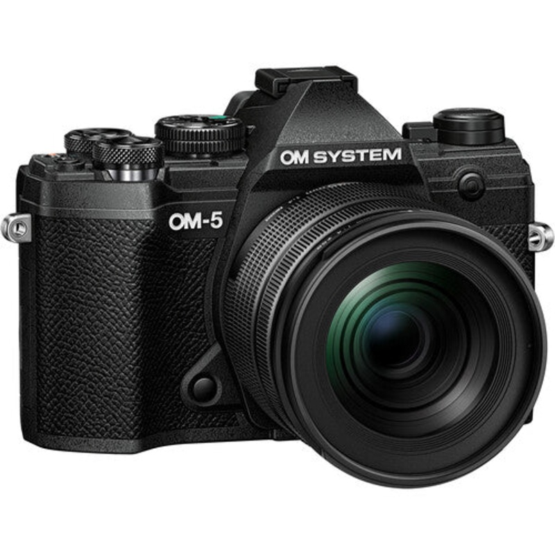 OM SYSTEM OM-5 Mirrorless Camera with 12-45mm f/4 PRO Lens Black