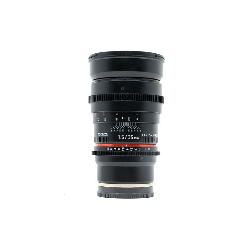 Rokinon 35mm T1.5 AS UMC – Sony FE Fit