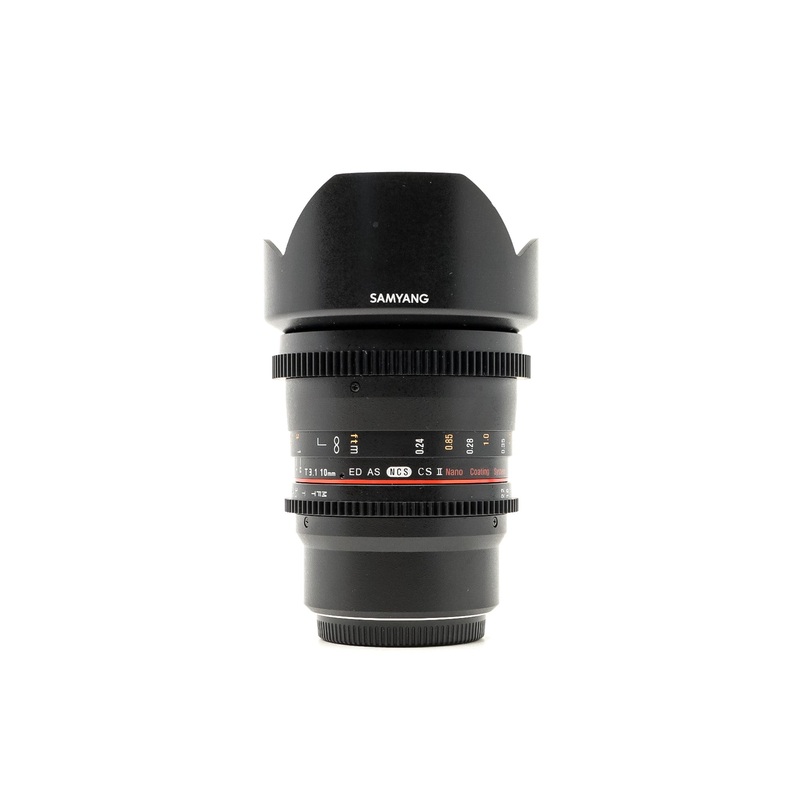 Samyang 10mm T3.1 Cine VDSLR ED AS NCS CS II – Micro Four Thirds Fit