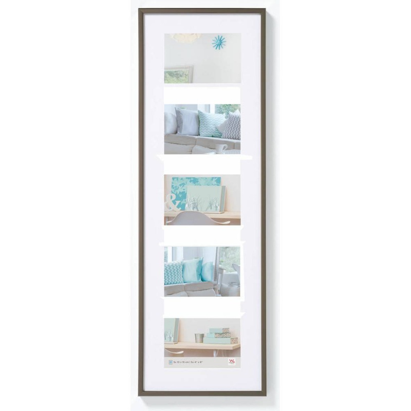 Walther New Lifestyle Photo Frame Steel 28×9 inch – (Insert for 5x 6×4 inch)