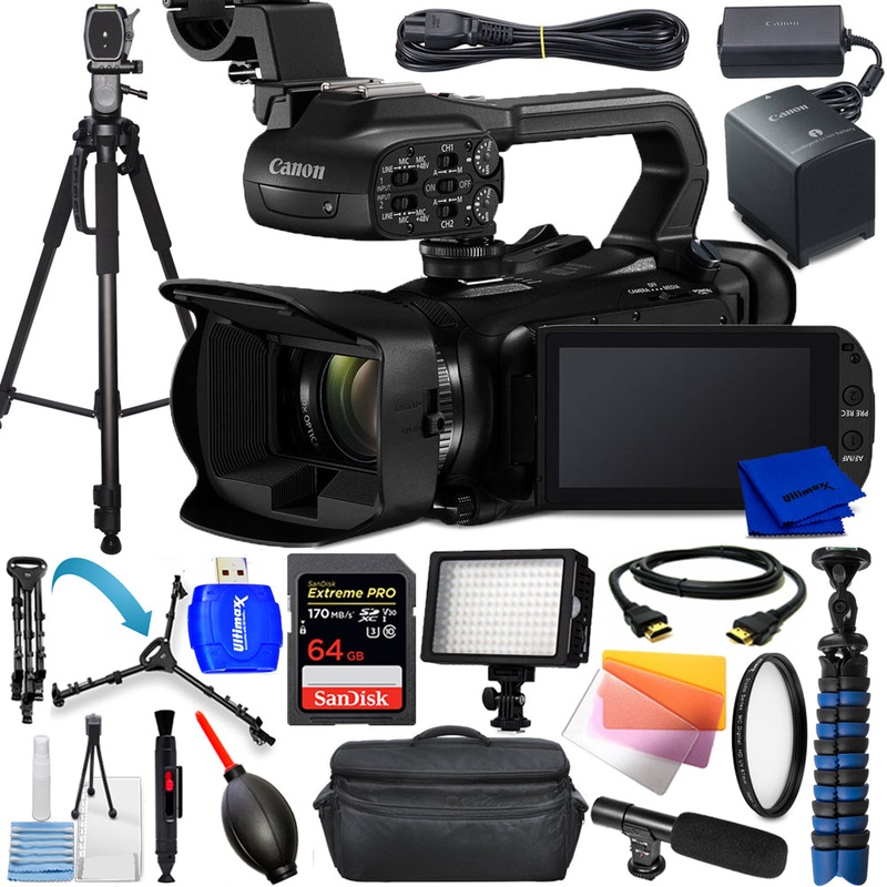 Canon XA65 Professional UHD 4K Camcorder PAL 5732C002 – 15PC Accessory Bundle