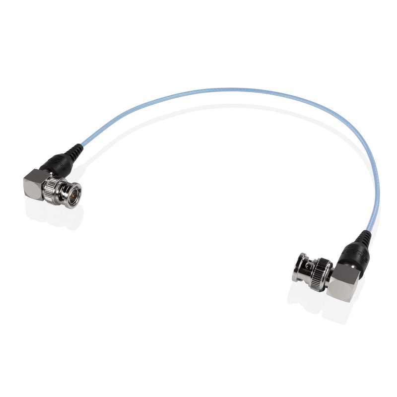Cble Skinny BNC 90 degrs 12 pouces bleu SKI12B