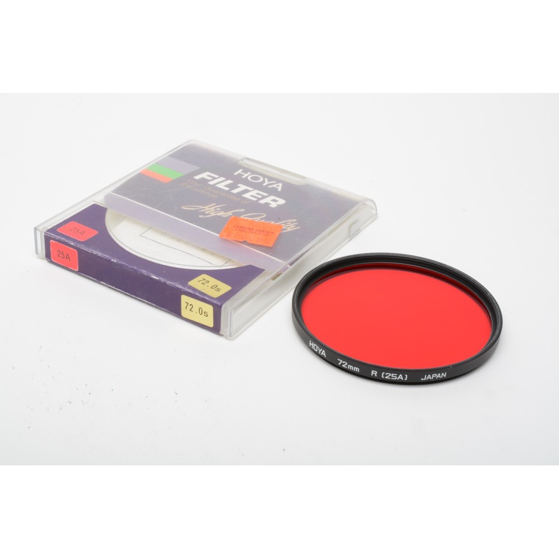 Hoya 72mm 25A R Red Filter, New