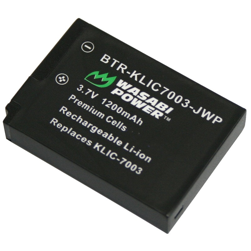Kodak KLIC-7003 Battery by Wasabi Power