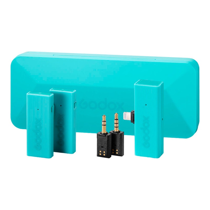 Sistema Micrfono Inalmbrico Dual Godox MoveLink Mini LT Verde Lightning