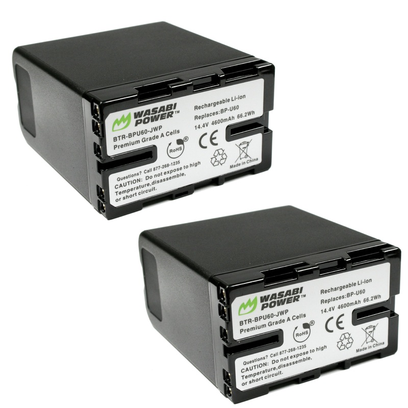 Sony BP-U60 Battery (2-Pack) by Wasabi Power