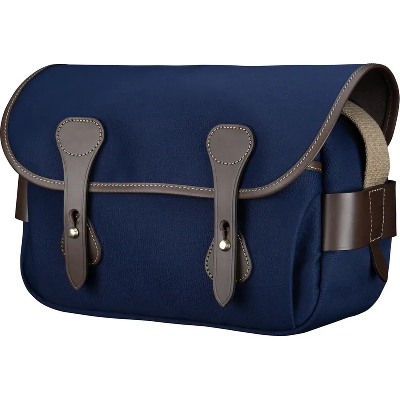 Billingham S3 – Navy Canvas / Chocolate Leather