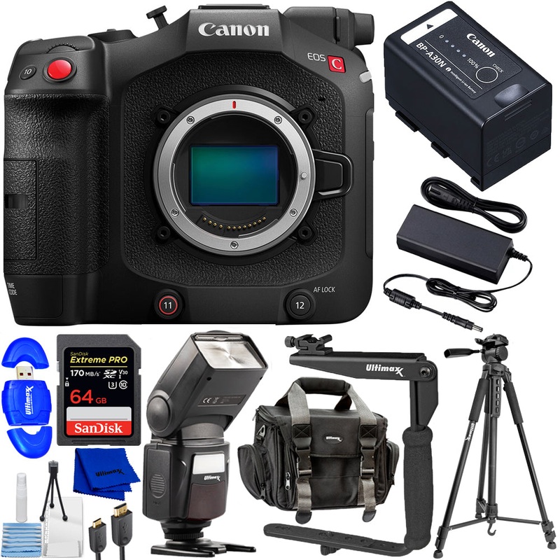 Canon EOS C80 6K Full-Frame Cinema Camera (Canon RF) 6389C002 – 10PC Bundle