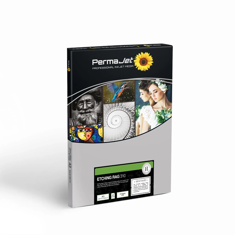 PermaJet Etching Rag 310 – A3 Photo Paper (25 Sheets)