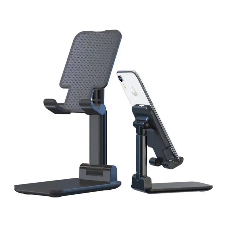 Foldable Aluminum Table Stand | Smartphones | Tablets | Mobile Devices Black
