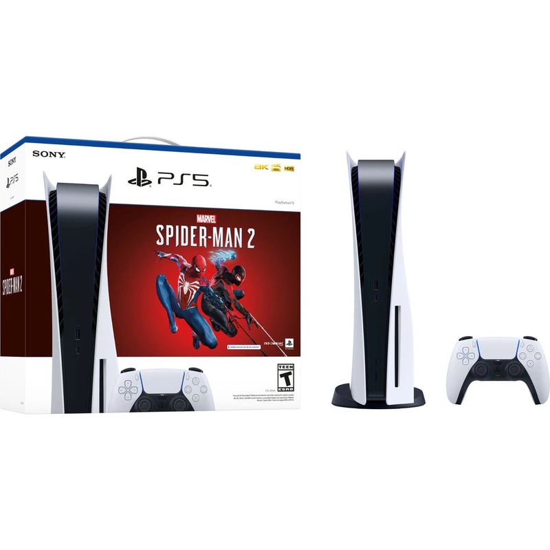 Sony PlayStation 5 Disk Edition – Marvel’s Spider-Man 2 Bundle
