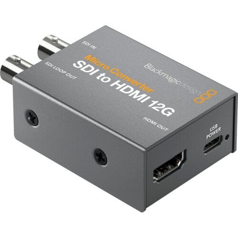 BLACKMAGIC MICRO CONVERTER SDI TO HDMI 12G