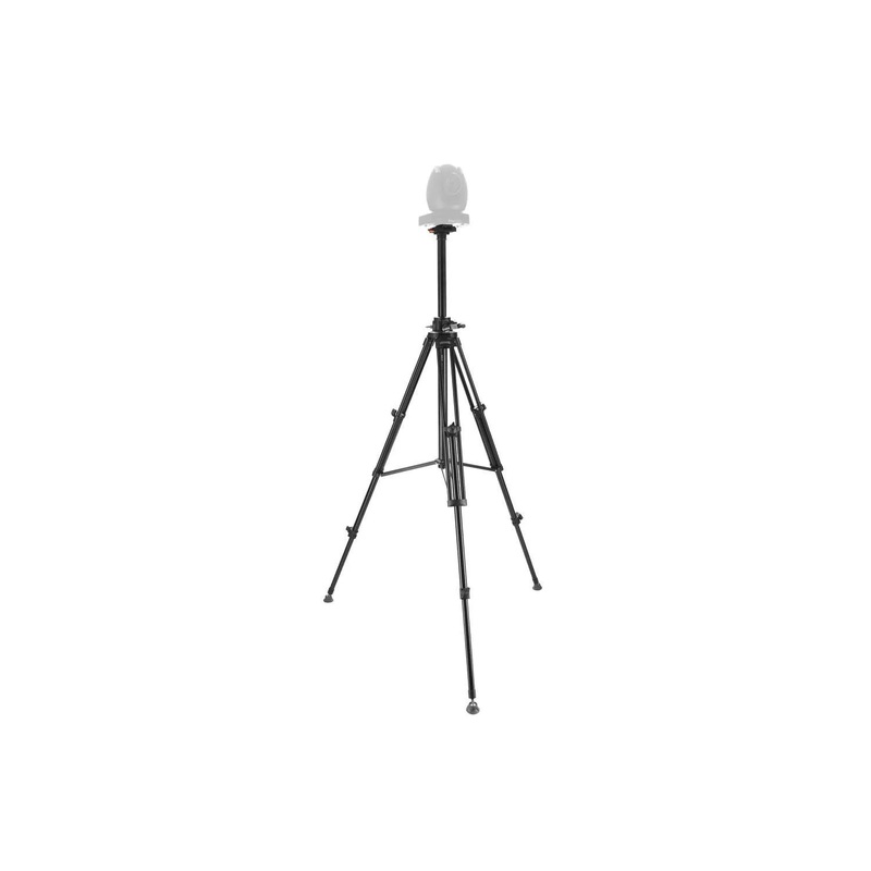 E-Image GA230 Studio Tripod with Geared Centre Column and QR Plate for PTZ Cameras