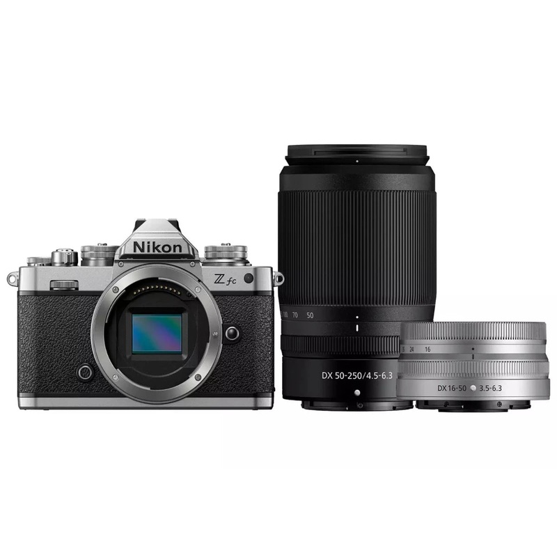 Nikon Z FC Mirrorless Digital Camera & Z DX 16-50mm f/3.5-6.3 lens & Z DX 50-250 f/4.5-6.3 lens kit