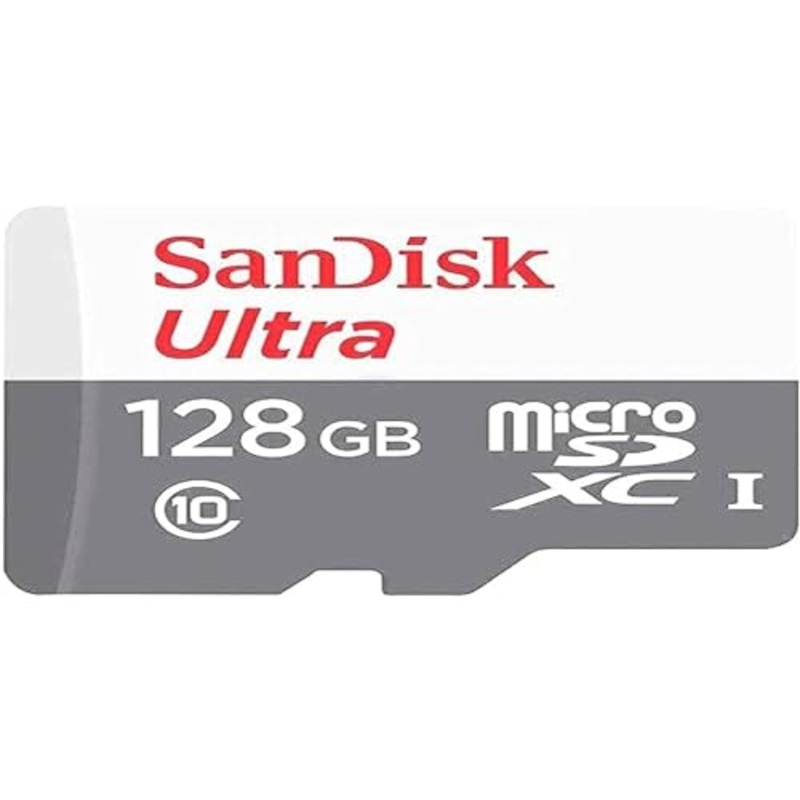 Sandisk microSD Ultra Class 10 (No Adapter) (128GB, SDSQUNR-128G-GN6MN) NEW 619659185091 SDSQUNS-128G-GN6MN