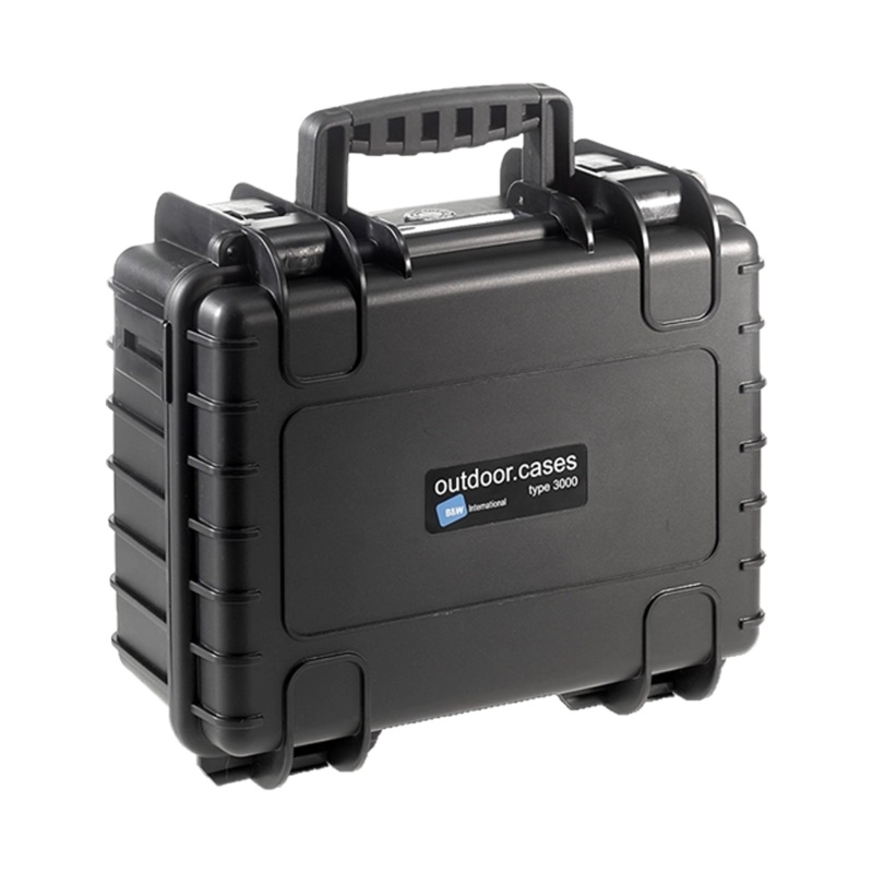 B&W International Type 3000 Outdoor Hard Case with Foam Insert (Black)