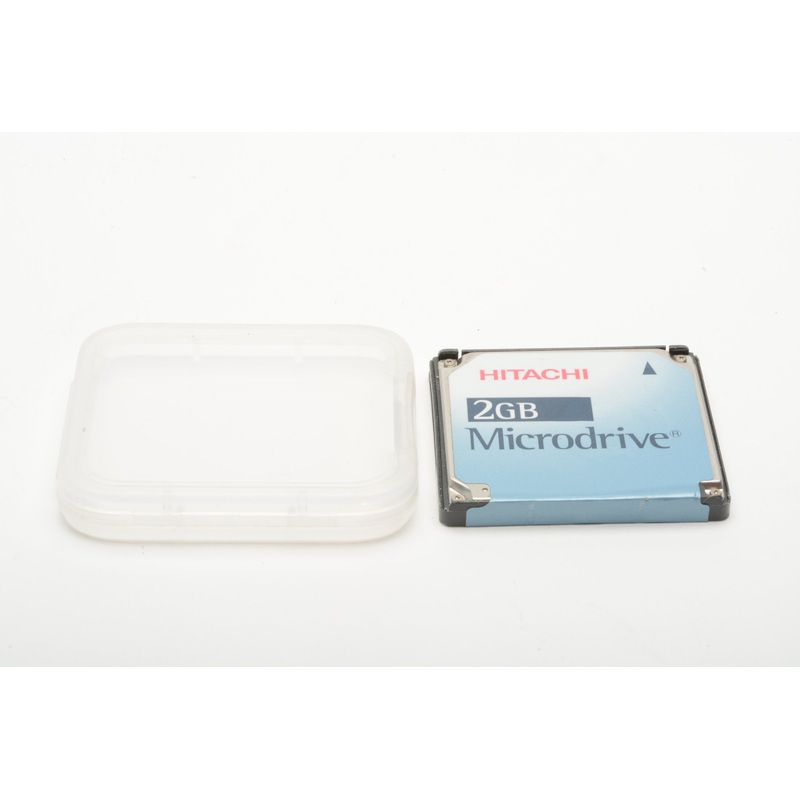 Hitachi 2GB Microdrive Type 2CF+ card in jewel case
