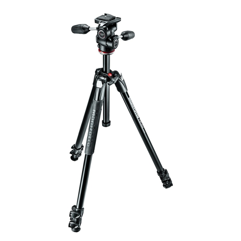 Manfrotto MK290XTA3-3W New 290 Xtra Aluminium 3-Section Kit with 3-Way Head