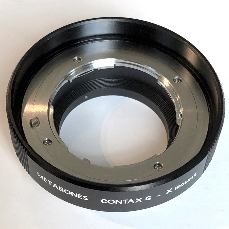 Metabones Contax G -> Fuji X adapter