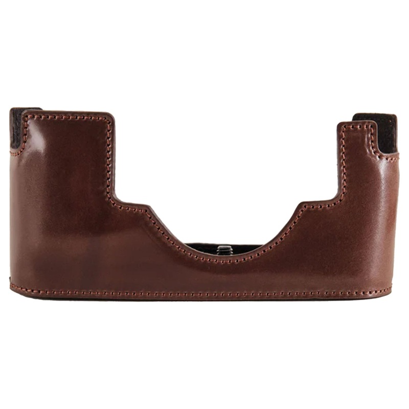 Oberwerth Light Brown US Shell Cordovan TagCase for Leica M11