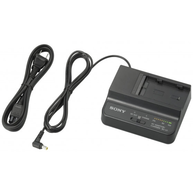 Sony BC-U1A Battery Charger and AC adaptor for Lithium-ion Batteries