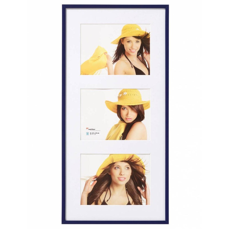 Walther New Lifestyle Photo Frame Blue 23×11 inch – (Insert for 3x 8×6 inch)
