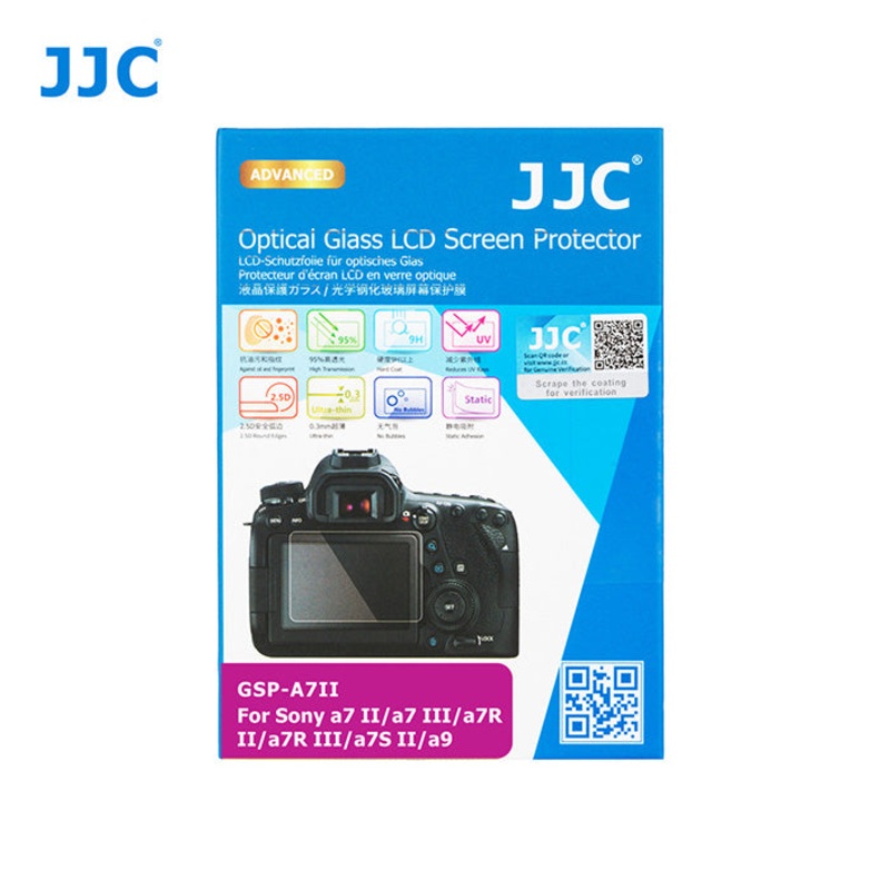 JJC Optical Glass Screen Protector for Sony A7 Series