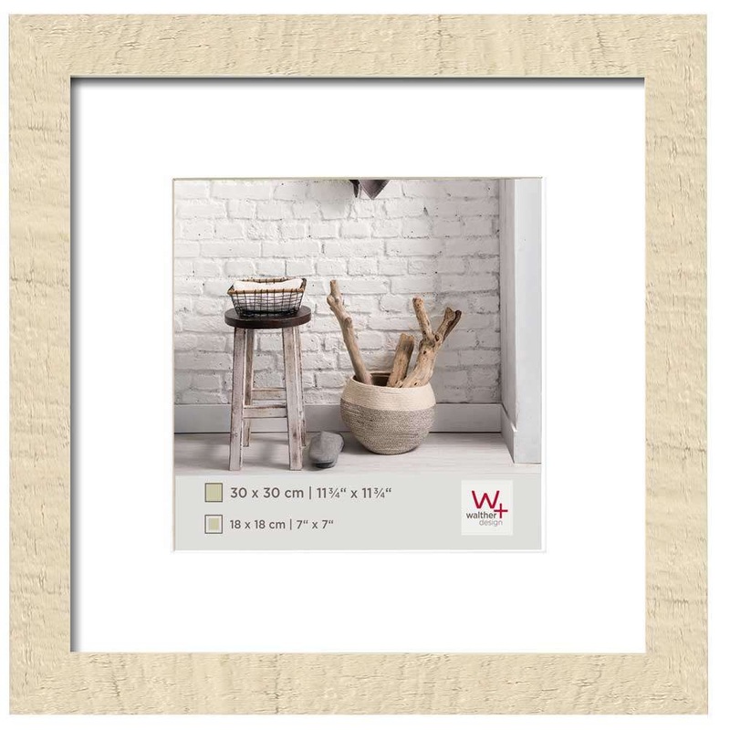 Walther Home Wooden Picture Frame – 11.75×11.75 inch – (Insert 7×7 inch) Cream White