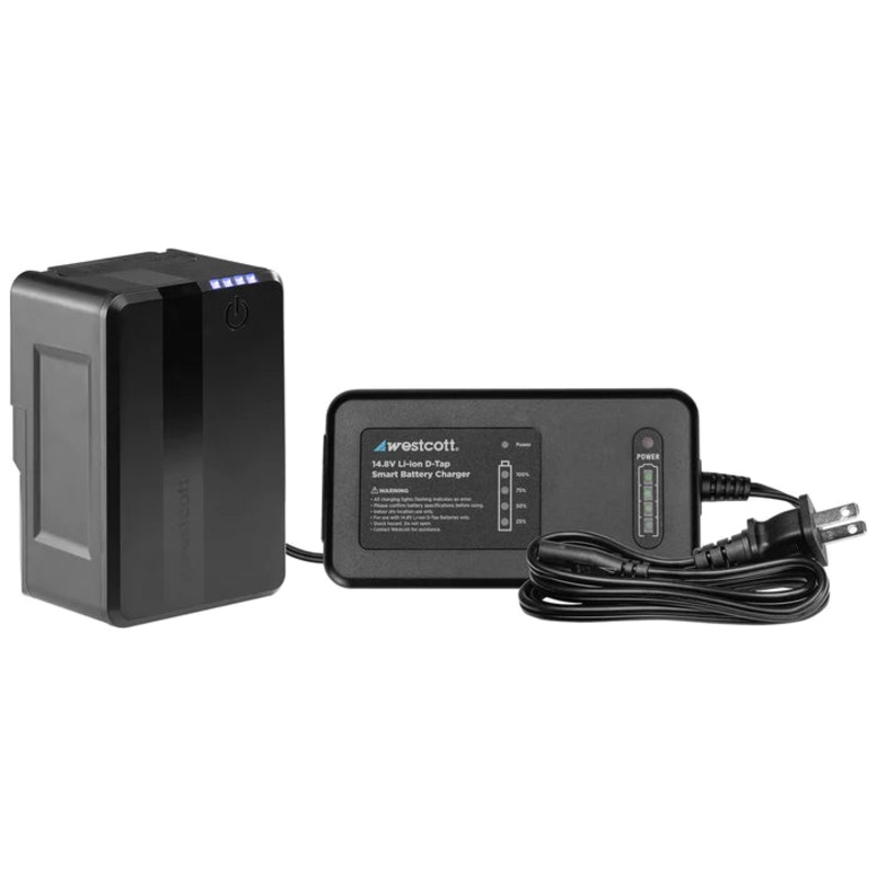 Westcott MV95 Mini V-Mount 14.8v Lithium-ion Battery (95Wh) & Charger Kit