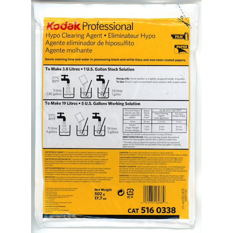 Kodak Hypo Clearing Agent  (5gal)